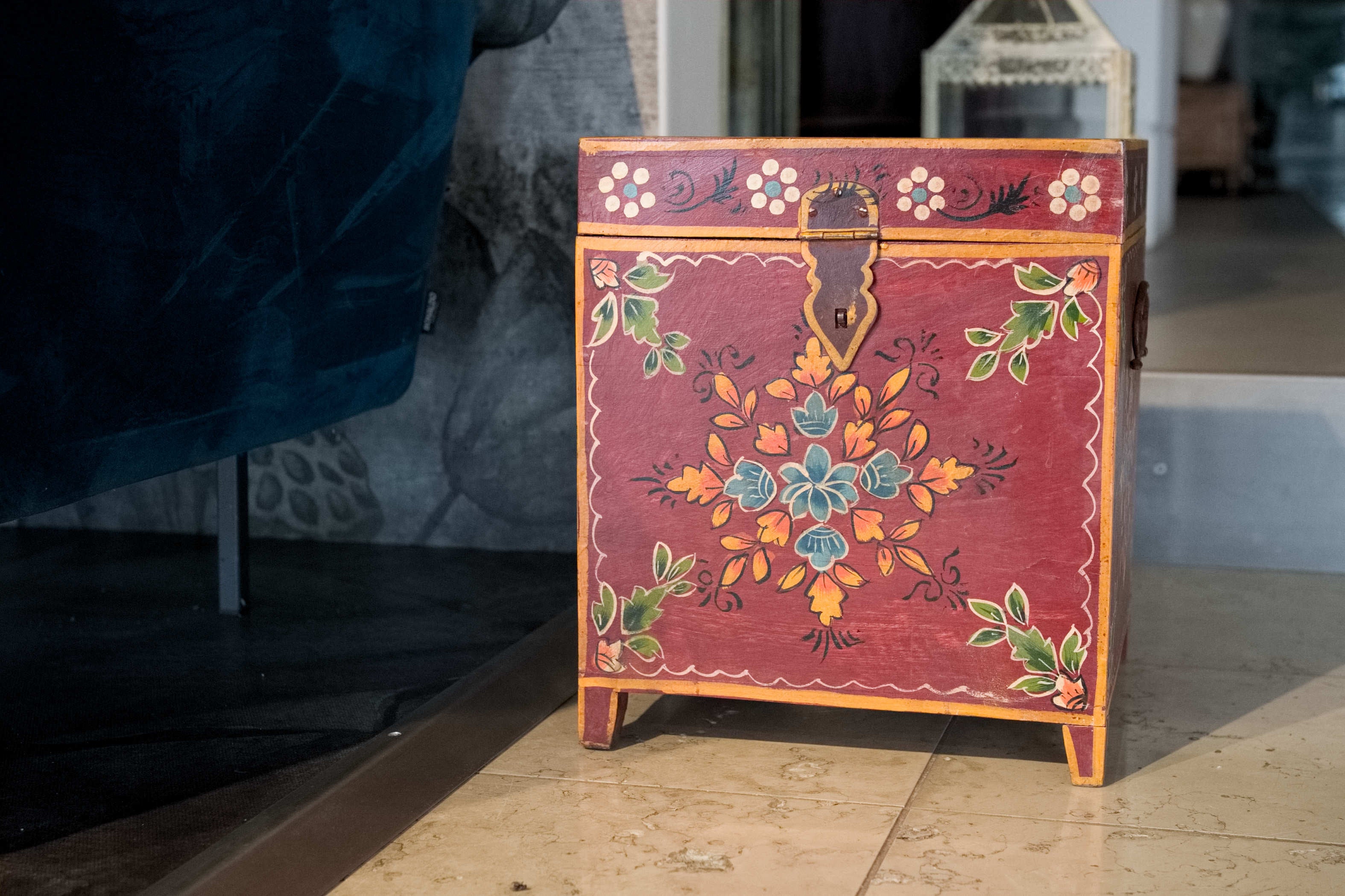 box india in legno contenitore vintage portabottiglie