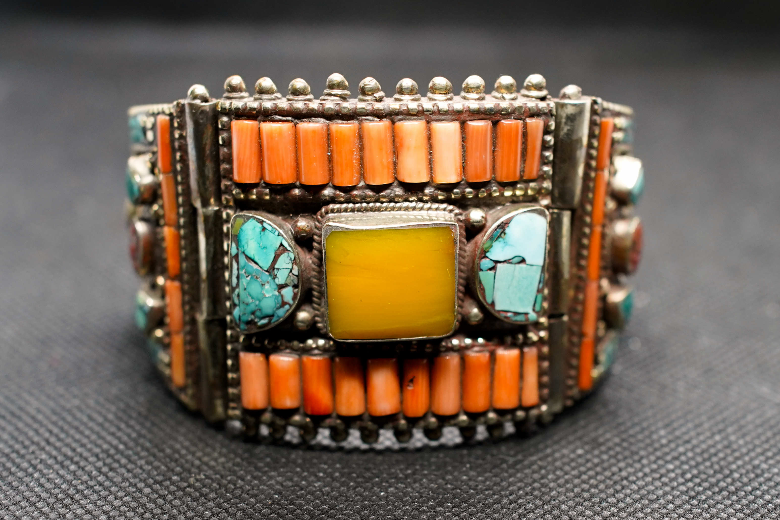 bracciale nepal tibet    bracciale tibetano turchese