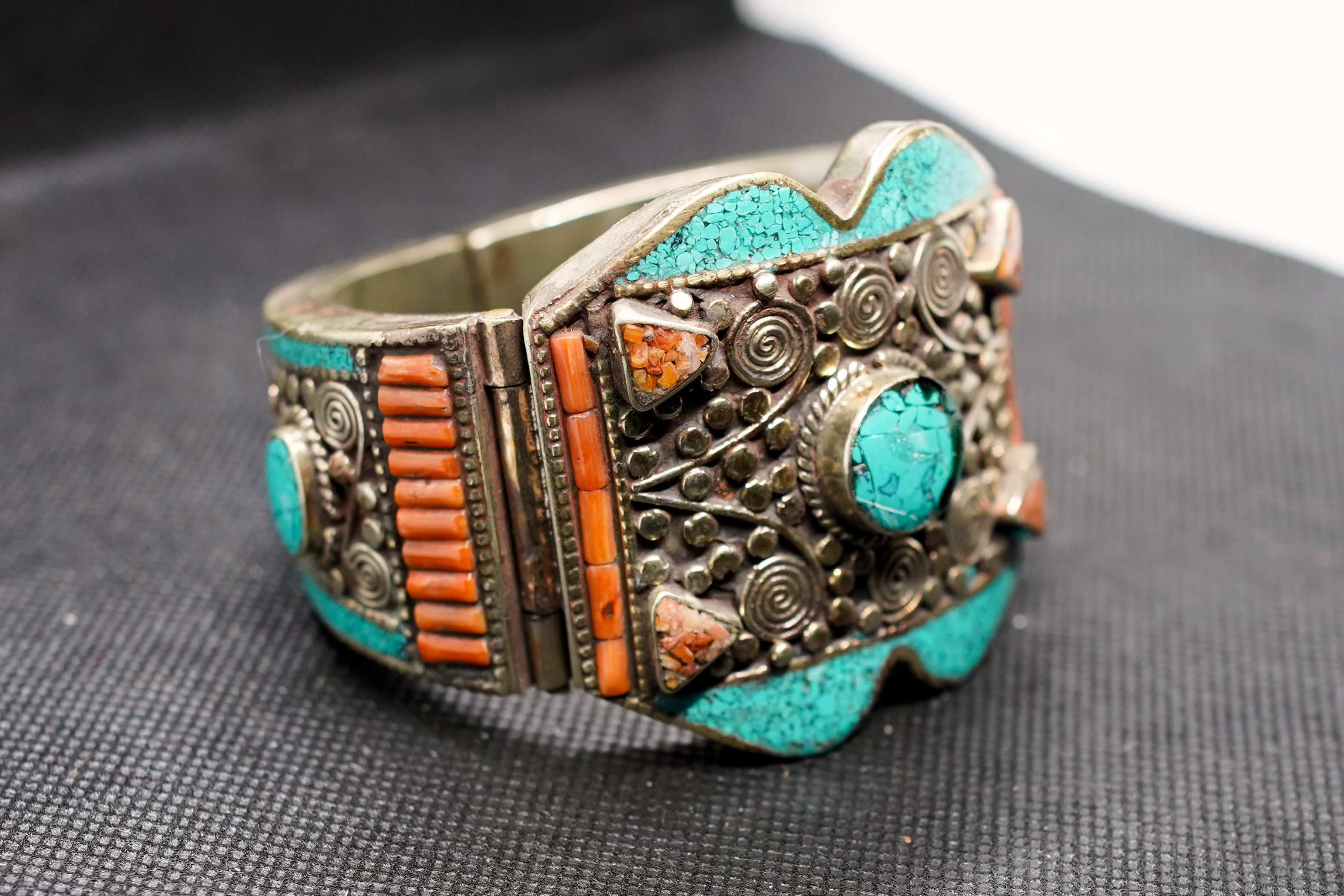 bracciale nepal tibet    bracciale tibetano turchese