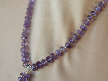 Carica l&#39;immagine nel visualizzatore di Gallery, collana ametista e argento    cod.COLL227