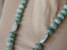 Carica l&#39;immagine nel visualizzatore di Gallery, collana in acquamarina e argento .lunghezza totale 64cm, peso 172 gr 