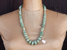 Carica l&#39;immagine nel visualizzatore di Gallery, collana in acquamarina e argento .lunghezza totale 64cm, peso 172 gr 