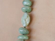 Carica l&#39;immagine nel visualizzatore di Gallery, collana in acquamarina e argento .lunghezza totale 64cm, peso 172 gr 
