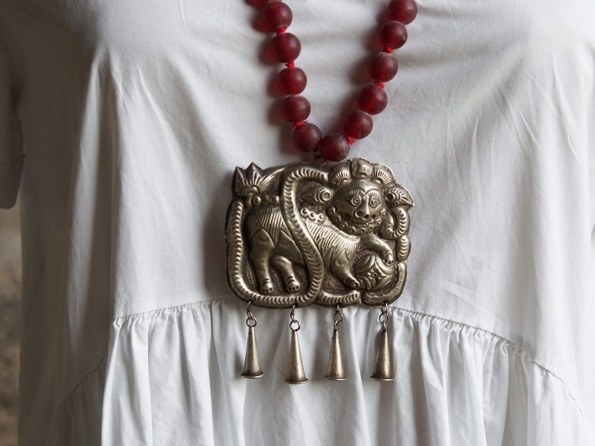 Collana Con Moneta Firmata "Ape Greca" / Argento Sterling - Foto 9