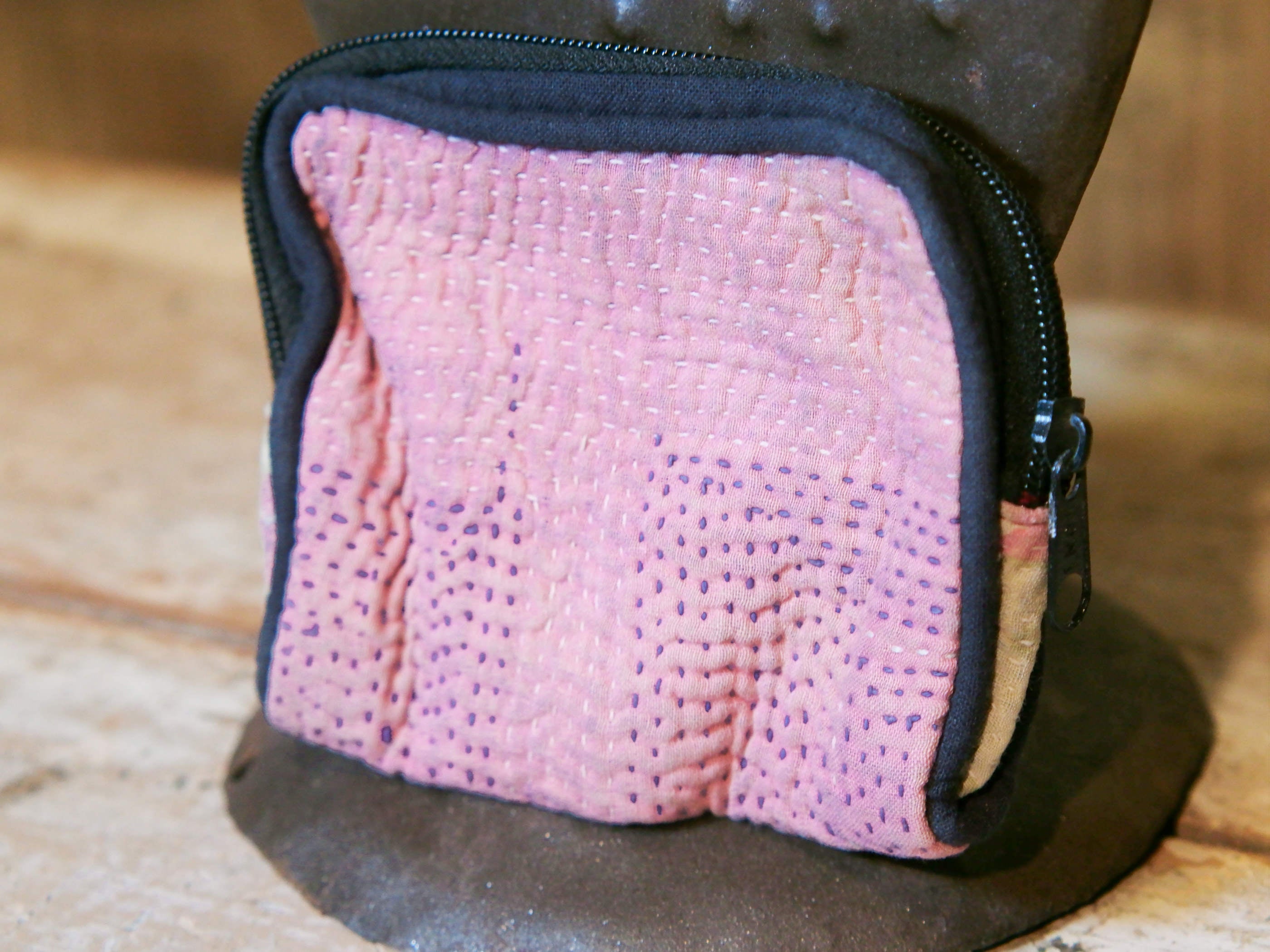 borsellino in cotone stile kantha, tipico indiano etnico hand made cod.J7