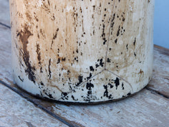 Vaso in ceramica dipinto, anni '40, impiegati in India per il trasporto del latte. Dimensioni Diametro 26 h42
