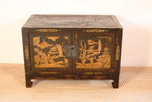 Carica l&#39;immagine nel visualizzatore di Gallery, Credenza Cina Laccata Nera E Oro   cod.C1164B