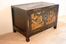 Carica l&#39;immagine nel visualizzatore di Gallery, Credenza Cina Laccata Nera E Oro   cod.C1164B