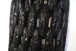 Maschera Africana Della Costa D'Avorio, Ricavata Da Un Unico Tronco. Dimensioni 145x43xh20cm.