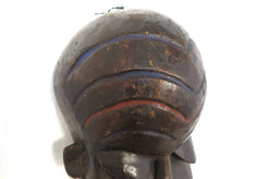 Maschera Africana In Legno Incavata. Dimensioni 43x22xprof.21cm.