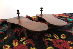 Ciabatte In Legno Ricavate Da Un Unico Tronco. Pezzi Unici. Dimensioni 25x11xh10cm. Euro 25 Al Pezzo.