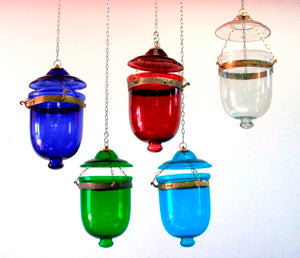 Lampade Vetro Colorate