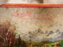 Carica l&#39;immagine nel visualizzatore di Gallery, Scatola In Latta Vintage. Provenienza India. Dimensioni diam.25x16xh5cm.