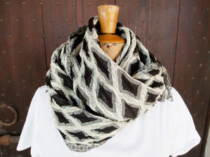 scialle in cotone cotone elasticizzato 