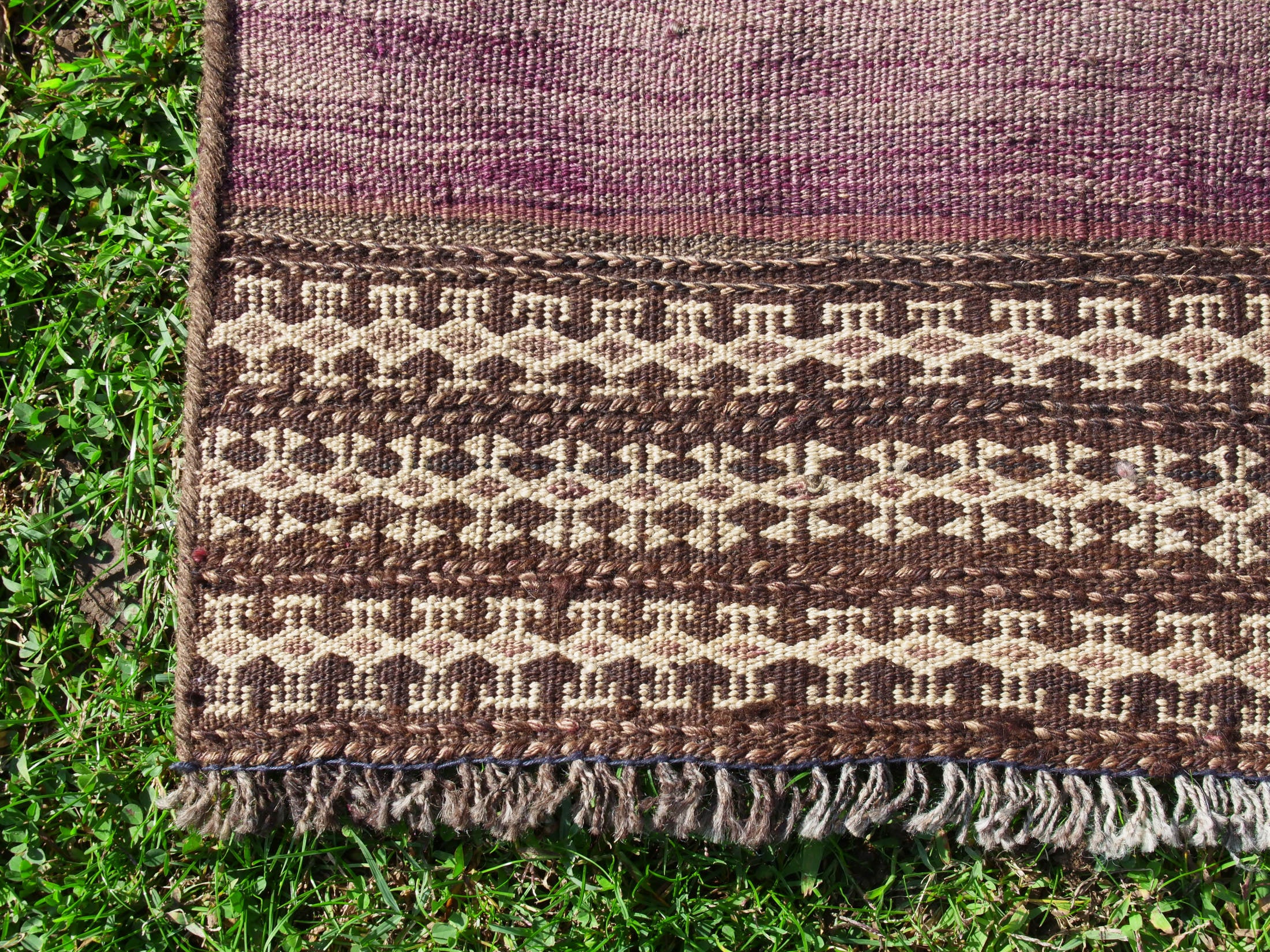 tappeto djidjim viola.  Cod.TS25