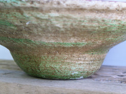 ciotola indiana in cartapesta dipinta.  dimensioni diametro 44 h16cm.