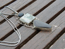 Carica l&#39;immagine nel visualizzatore di Gallery, pendaglio indiano hand made in argento, con onice, diaspro e agata. fatto a mano, pezzo unico.  misure pendaglio 11 x 4 spessore 0,5 cm peso 40 grammi  catena o collane da abbinare disponibili, per info o foto contattare watshapp 0039 3338778241 mail info@etniko.it ig/fb/ebay : etnikobycrosato