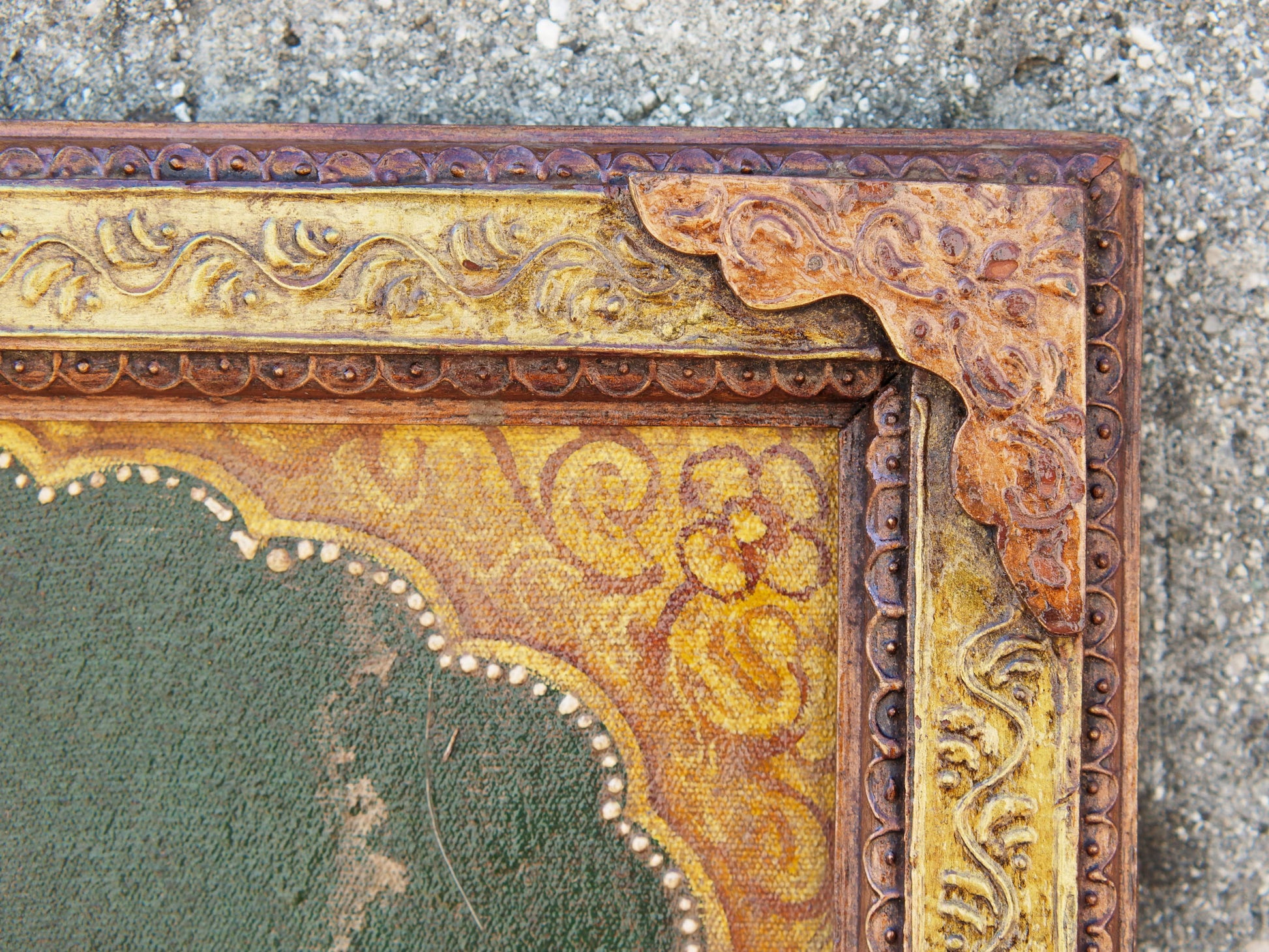 Inquadratura ravvicinata della cornice 