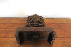 Statua Shiva in legno, tronco di teak inciso, databile metà 900, pezzo unico lavorato artigianalmente. dimensioni 30x12xh40cm.
