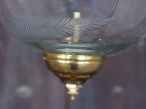 Lampada Vetro Decorata    cod.LVD1
