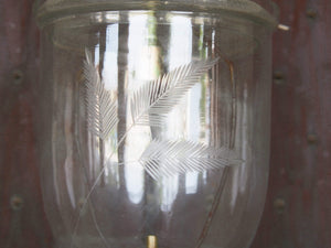 Lampada Vetro Decorata    cod.LVD1