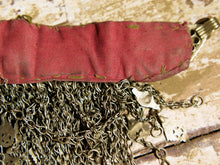 Carica l&#39;immagine nel visualizzatore di Gallery, vecchio addobbo, fregio , tessuto , collana cerimoniale afgano tribaleafgano