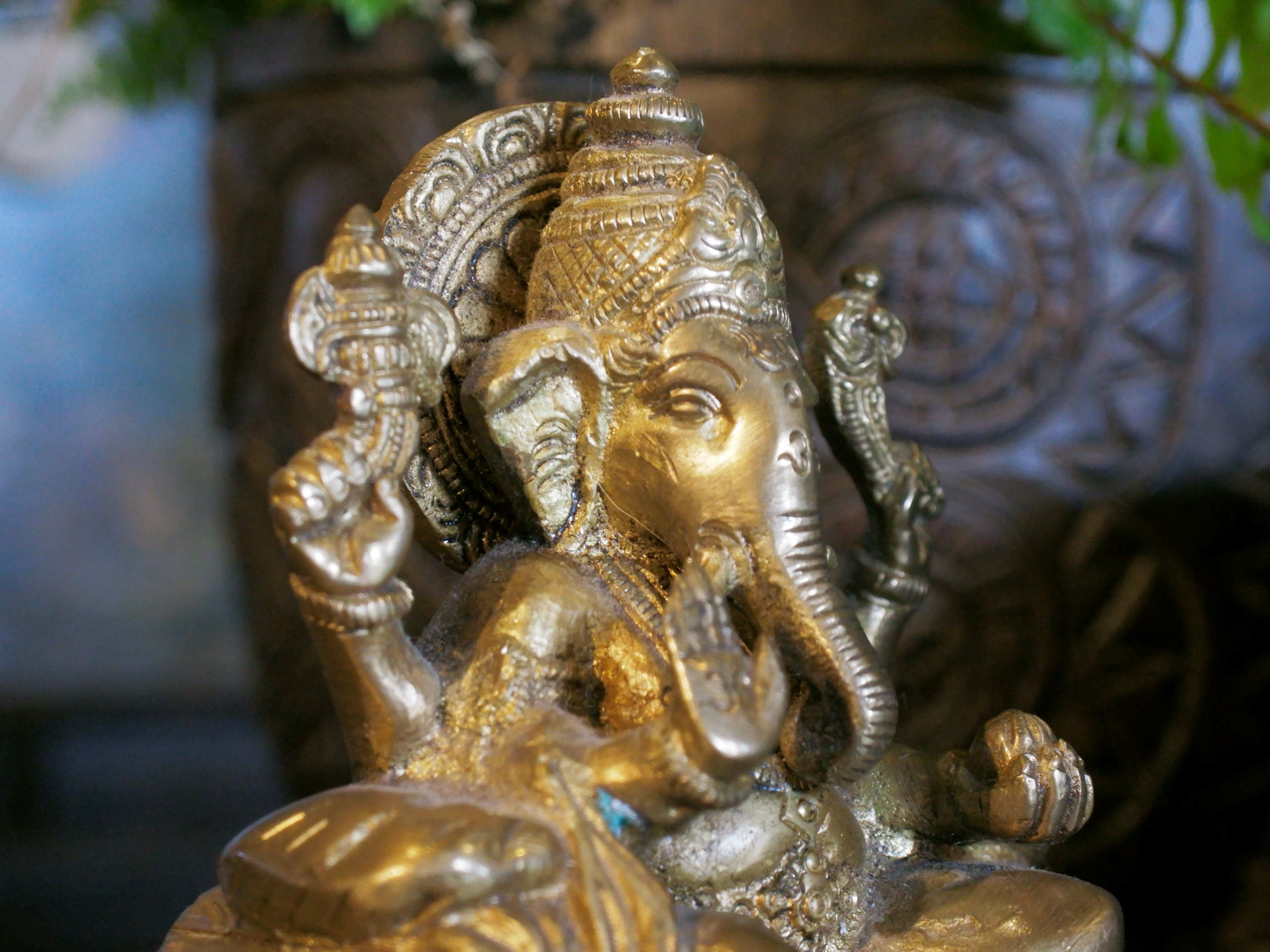 Formato dalle parole gana (tanti, tutti) e isha (signore), Ganesha significa letteralmente "Signore dei gana" dove gana può essere interpretato come "moltitudine", facendo assumere al nome il significato di "Signore di tutti gli esseri .