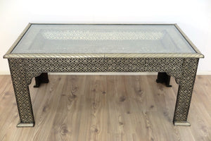 Tavolino Marocco Argentone. Dimensioni 120x60xh55cm.