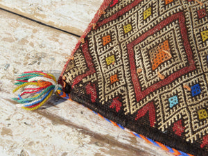 tessuto berbero marocchino , sacca tappeto copricuscino arazzo...AM05