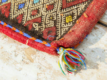 Carica l&#39;immagine nel visualizzatore di Gallery, tessuto berbero marocchino , sacca tappeto copricuscino arazzo...AM05