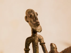 Antica statua guerriero Mali  cod.BR070
