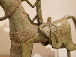 Antica statua guerriero Mali  cod.BR070