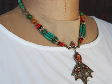Carica l&#39;immagine nel visualizzatore di Gallery, collana nepalese / tibetana    cod.COLL160