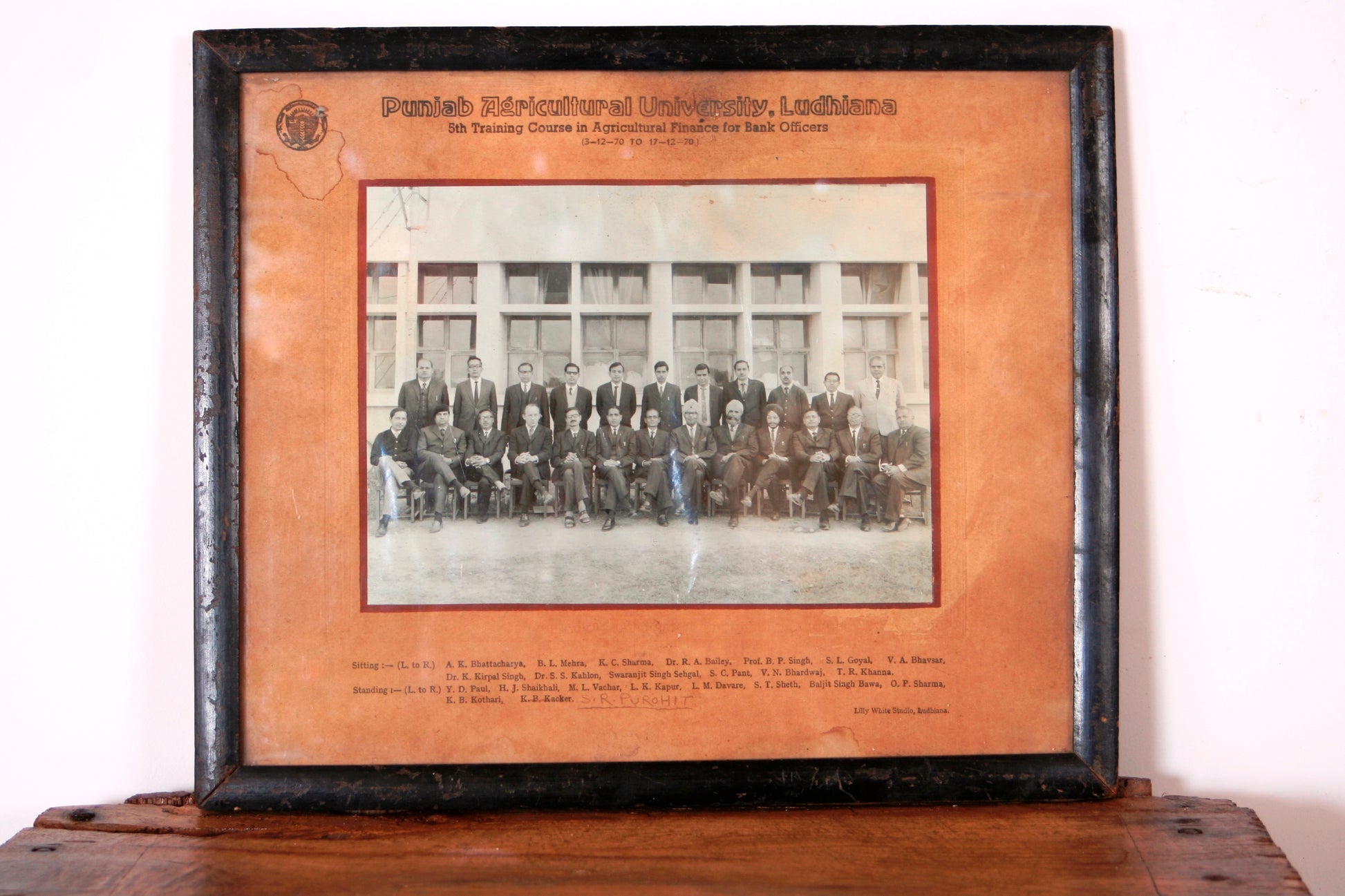 Cornice Foto Vintage India. Dimensioni 45x38cm. 