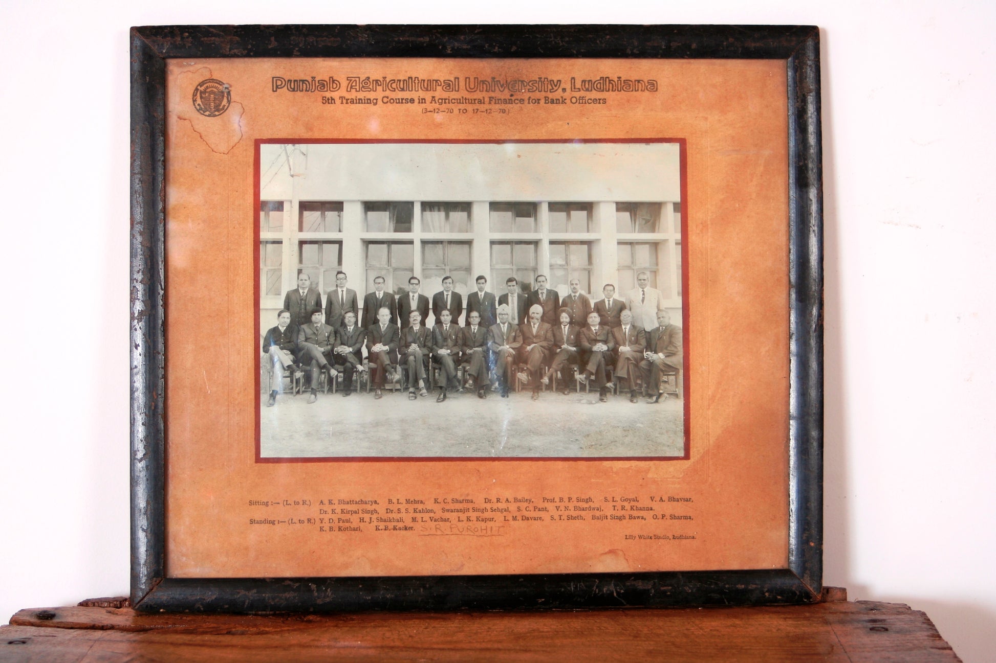Cornice Foto Vintage India. Dimensioni 45x38cm. 