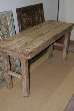 Tavolo Teak India con Gambe Pieghevoli. Dimensioni 150x53xh77cm.