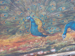 Scatola in latta vintage. Provenienza India.  Dimensioni 28x21 h6cm