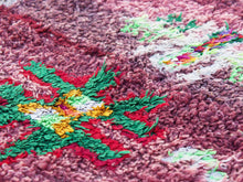 Carica l&#39;immagine nel visualizzatore di Gallery, Tappeto Marocco boucherouite multicolor. Dimensioni 130x210cm
