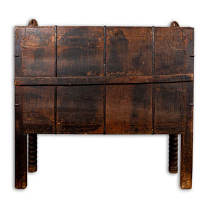 Antica Credenza, Tipica Damcja Indiana 2 Ante, 2 Pannelli Alle Estremità Fissi. Dimensioni 122x42xh120cm.