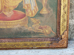 Quadro raffigurante ganesh. Pezzo unico.dimensioni 53x68 profondità 4 cm