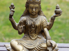 Carica l&#39;immagine nel visualizzatore di Gallery, statua indiana in bronzo raffigurante shiwa, shiva . peso 3470 gr misure 18 x 11 h 27 cmm