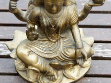 Carica l&#39;immagine nel visualizzatore di Gallery, statua indiana in bronzo raffigurante shiwa, shiva . peso 3470 gr misure 18 x 11 h 27 cmm