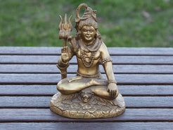 statua indiana in bronzo raffigurante shiwa , shiva . peso 1600 gr misure 18 x 14 x 10 cm