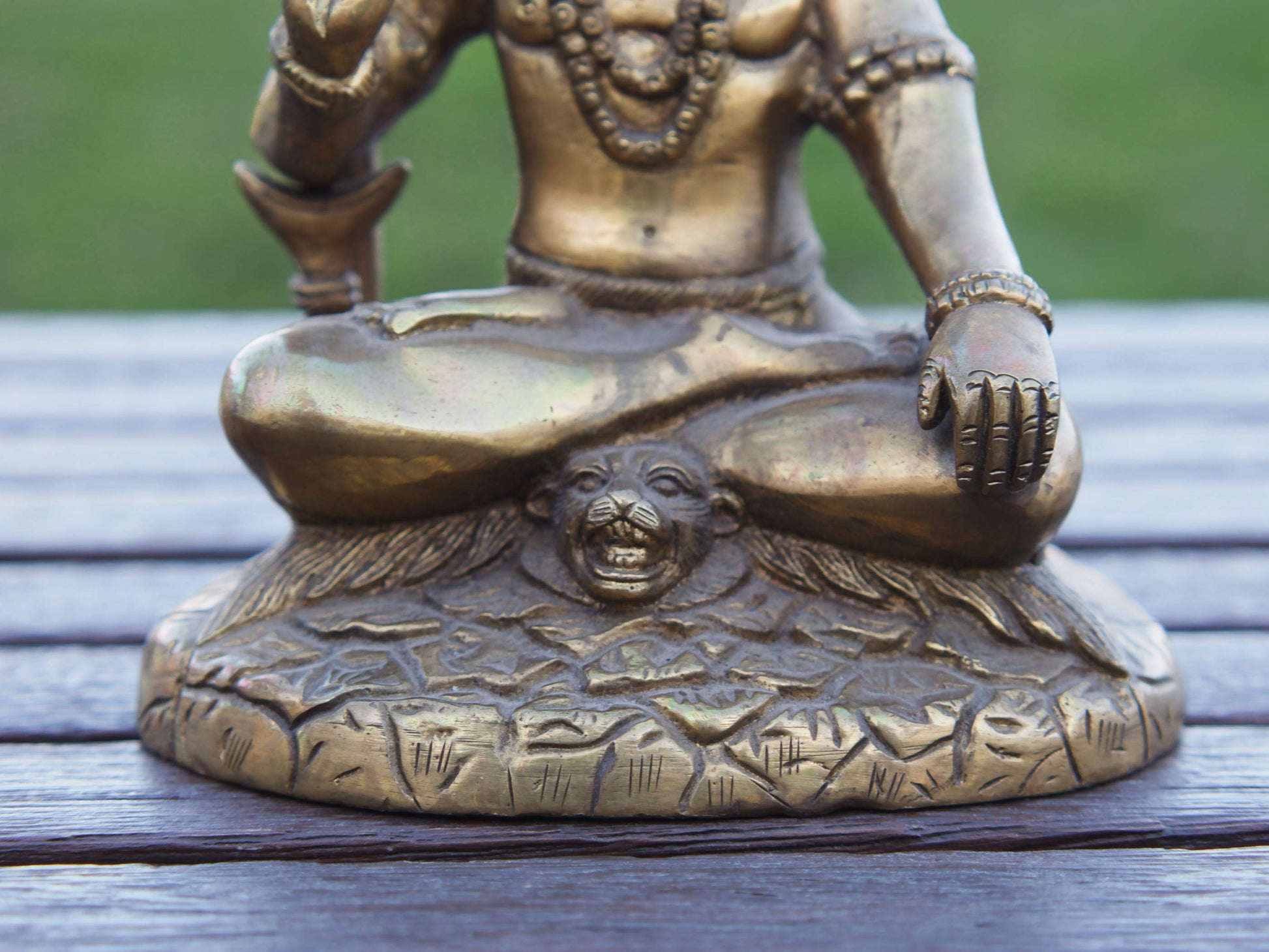statua indiana in bronzo raffigurante shiwa , shiva . peso 1600 gr misure 18 x 14 x 10 cm