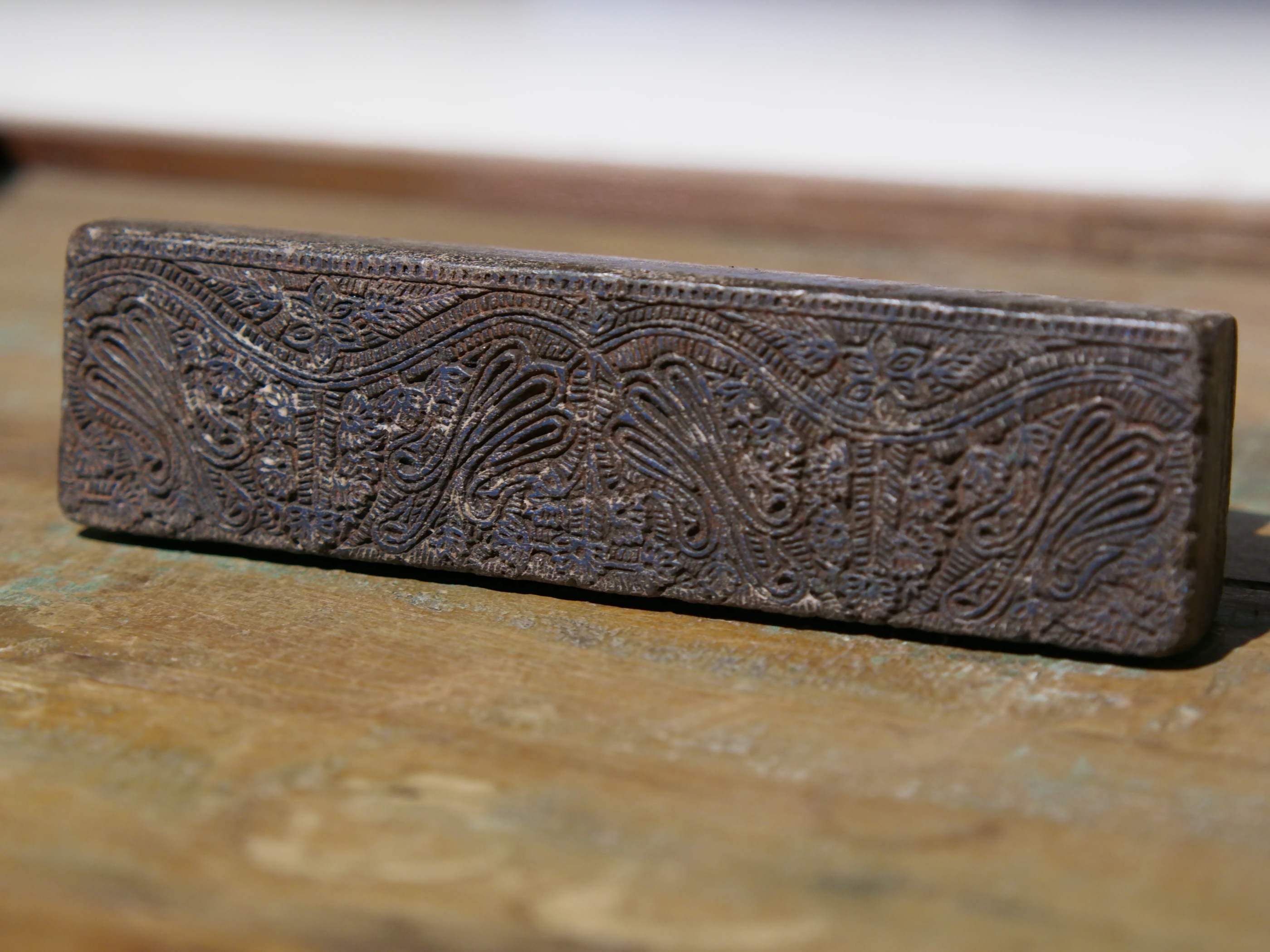 vecchio timbro print block 14