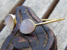 Carica l&#39;immagine nel visualizzatore di Gallery, bracciale argento etnico dorato con pietre vg21
