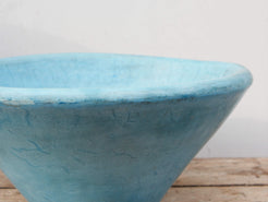 Vaso, ciotola tadelakt, un intonaco di origine marocchina tipico della città di Marrakech, un metodo completamente ecologico basato sull'utilizzo di calce idrata, sapone nero, pigmenti naturali e cere. Dimensioni Diametro 40 h19cm.